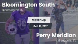 Matchup: Bloomington South vs. Perry Meridian  2017