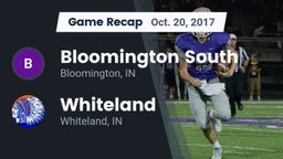Recap: Bloomington South  vs. Whiteland  2017