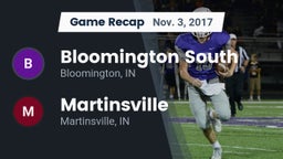 Recap: Bloomington South  vs. Martinsville  2017