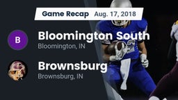 Recap: Bloomington South  vs. Brownsburg  2018
