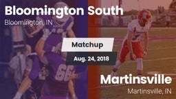 Matchup: Bloomington South vs. Martinsville  2018