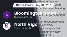 Recap: Bloomington South  vs. North Vigo  2018
