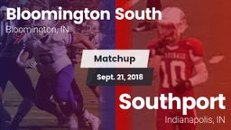 Matchup: Bloomington South vs. Southport  2018
