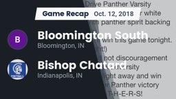 Recap: Bloomington South  vs. Bishop Chatard  2018