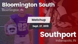 Matchup: Bloomington South vs. Southport  2019