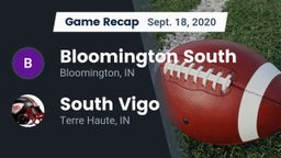 Recap: Bloomington South  vs. South Vigo  2020