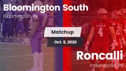 Matchup: Bloomington South vs. Roncalli  2020