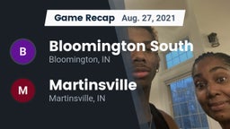 Recap: Bloomington South  vs. Martinsville  2021