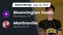 Recap: Bloomington South  vs. Martinsville  2022