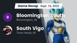 Recap: Bloomington South  vs. South Vigo  2022