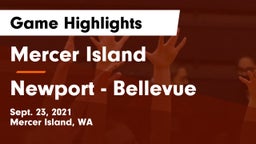Mercer Island  vs Newport  - Bellevue Game Highlights - Sept. 23, 2021