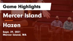 Mercer Island  vs Hazen  Game Highlights - Sept. 29, 2021