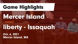 Mercer Island  vs liberty  - Issaquah Game Highlights - Oct. 6, 2021