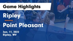 Ripley  vs Point Pleasant  Game Highlights - Jan. 11, 2022