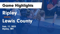 Ripley  vs Lewis County  Game Highlights - Feb. 11, 2023