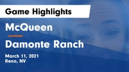McQueen  vs Damonte Ranch  Game Highlights - March 11, 2021