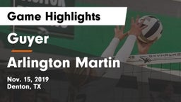 Guyer  vs Arlington Martin Game Highlights - Nov. 15, 2019