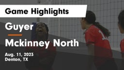 Guyer  vs Mckinney North Game Highlights - Aug. 11, 2023