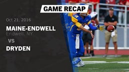 Recap: Maine-Endwell  vs. Dryden 2016