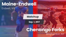 Matchup: Maine-Endwell High vs. Chenango Forks  2017