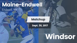 Matchup: Maine-Endwell High vs. Windsor 2017