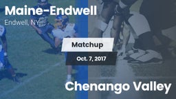 Matchup: Maine-Endwell High vs. Chenango Valley 2017