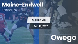 Matchup: Maine-Endwell High vs. Owego 2017