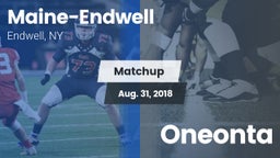 Matchup: Maine-Endwell High vs. Oneonta 2018