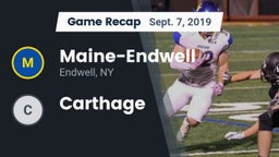 Recap: Maine-Endwell  vs. Carthage 2019