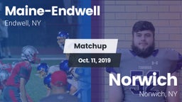 Matchup: Maine-Endwell High vs. Norwich  2019