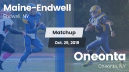 Matchup: Maine-Endwell High vs. Oneonta  2019