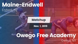 Matchup: Maine-Endwell High vs. Owego Free Academy  2019