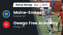 Recap: Maine-Endwell  vs. Owego Free Academy  2019