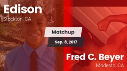 Matchup: Edison  vs. Fred C. Beyer  2017