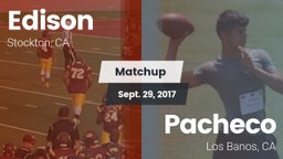 Matchup: Edison  vs. Pacheco  2017