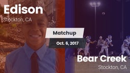 Matchup: Edison  vs. Bear Creek  2017