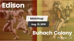 Matchup: Edison  vs. Buhach Colony  2018
