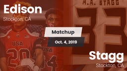 Matchup: Edison  vs. Stagg  2019
