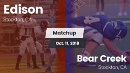 Matchup: Edison  vs. Bear Creek  2019