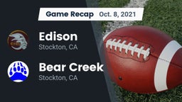 Recap: Edison  vs. Bear Creek  2021