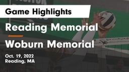 Reading Memorial  vs Woburn Memorial  Game Highlights - Oct. 19, 2022