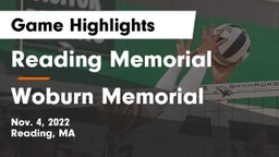 Reading Memorial  vs Woburn Memorial  Game Highlights - Nov. 4, 2022