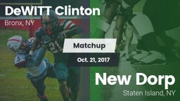 Matchup: DeWITT Clinton high vs. New Dorp  2017