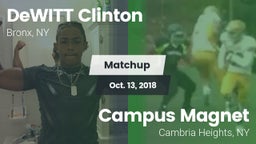 Matchup: DeWITT Clinton high vs. Campus Magnet  2018