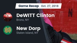 Recap: DeWITT Clinton  vs. New Dorp  2018