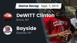 Recap: DeWITT Clinton  vs. Bayside  2019