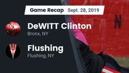Recap: DeWITT Clinton  vs. Flushing  2019