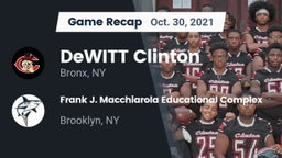Recap: DeWITT Clinton  vs. Frank J. Macchiarola Educational Complex 2021