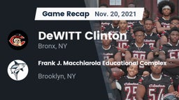 Recap: DeWITT Clinton  vs. Frank J. Macchiarola Educational Complex 2021