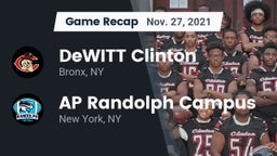 Recap: DeWITT Clinton  vs. AP Randolph Campus 2021